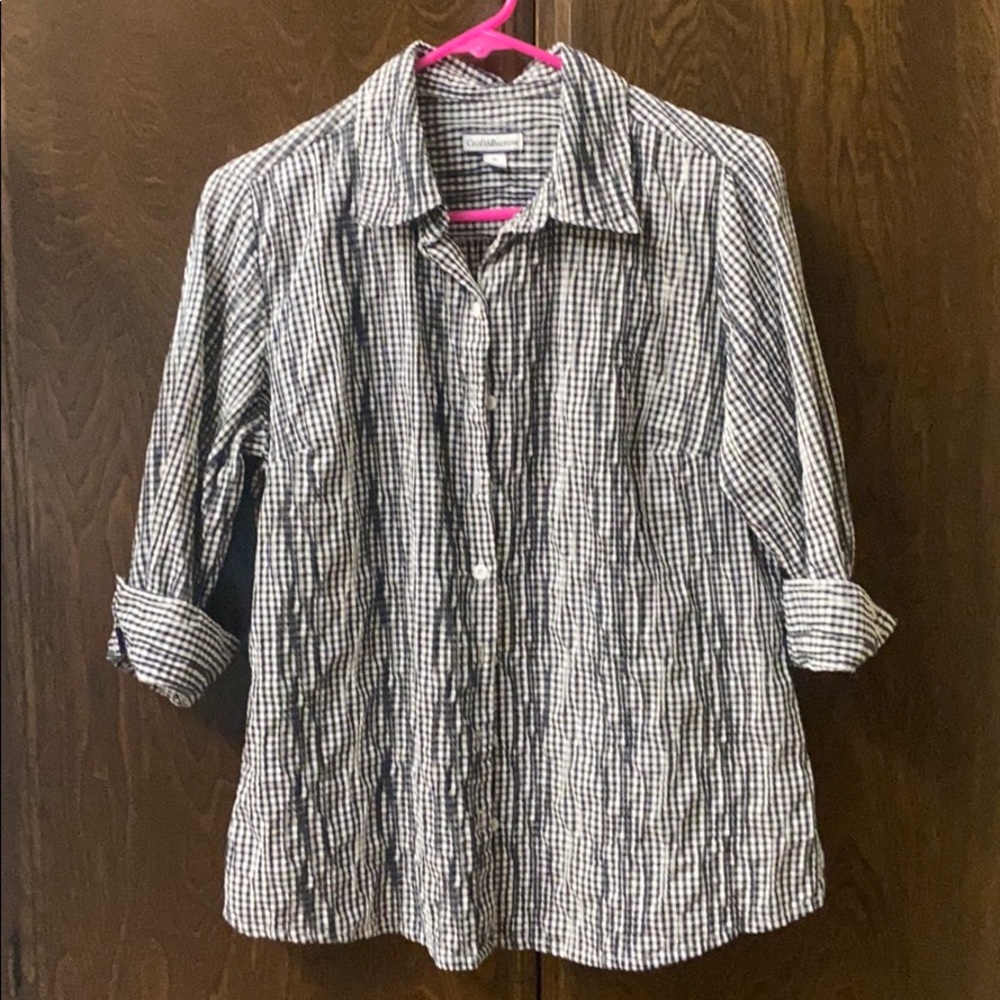 Croft & Barrow button up blouse